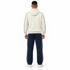 Men's Everyday Activewear Set - Sand Cream & Navy - View 3