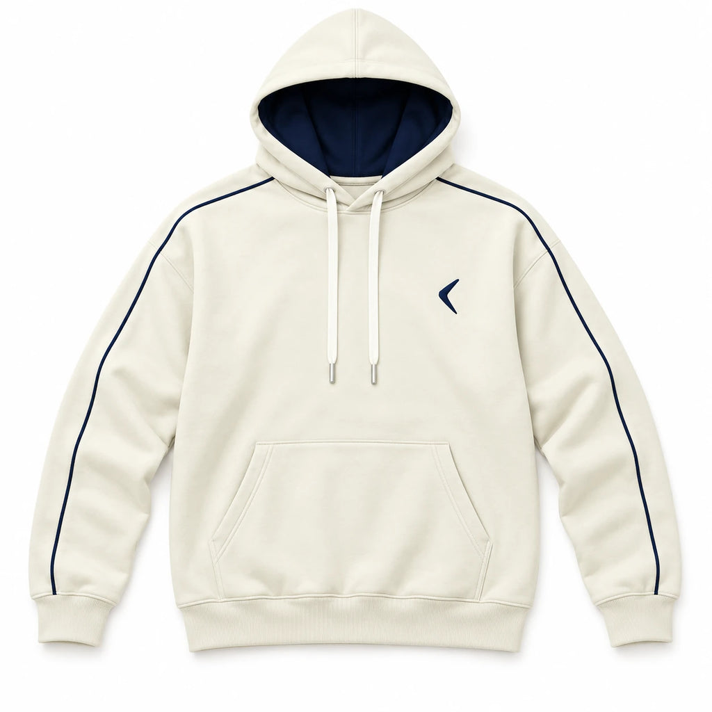 Men's Everyday Activewear Set - Sand Cream & Navy - View 8