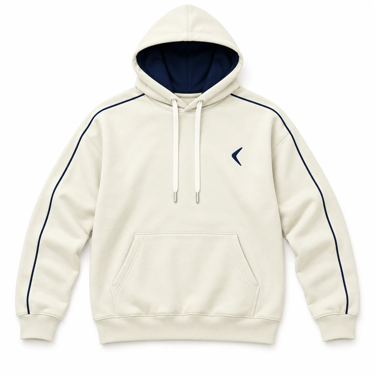 Men's Everyday Activewear Set - Sand Cream & Navy - View 8