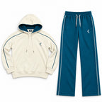 Men's Everyday Activewear Set - Sand Cream & Teal - View 7