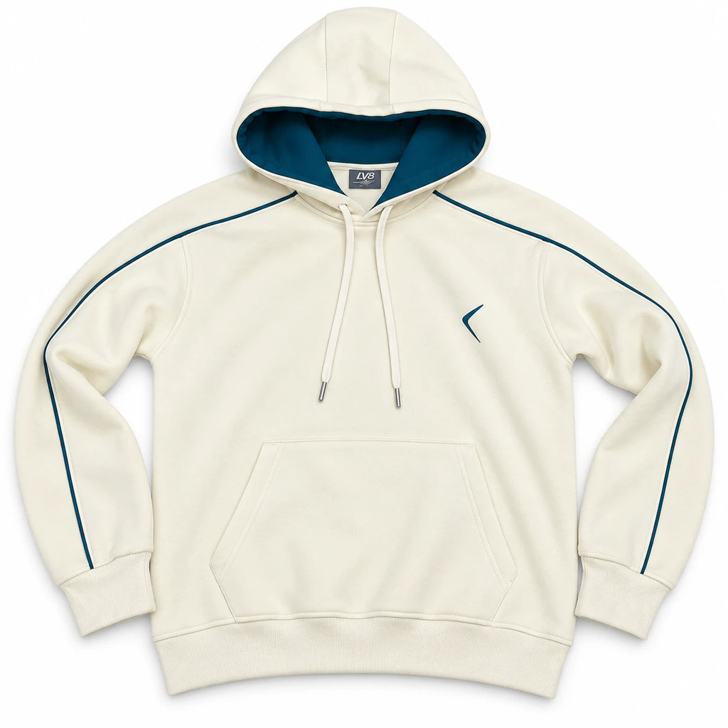 Men's Everyday Activewear Set - Sand Cream & Teal - View 8